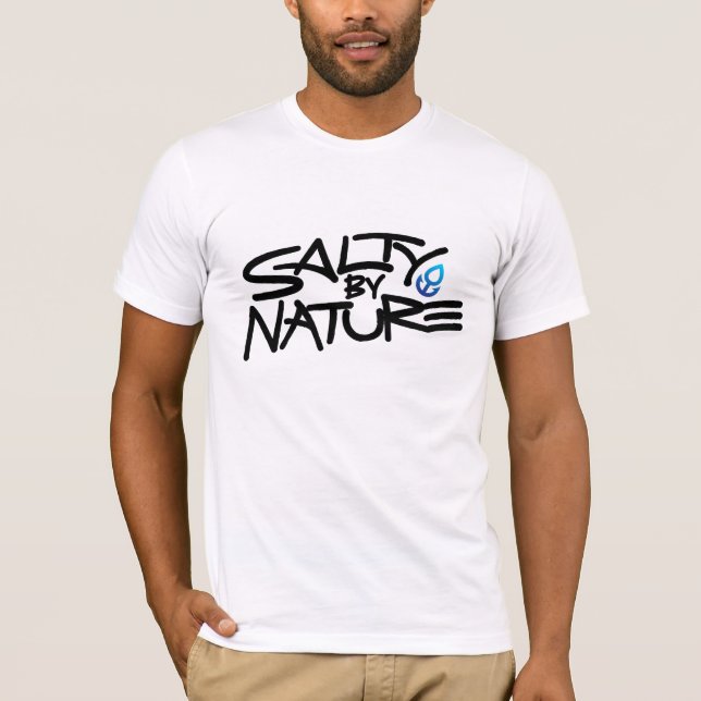 SBN T-Shirt - White/Blue Icon (Front)