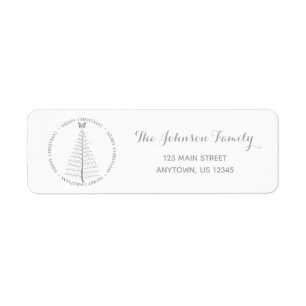SBTF Custom Holiday Return Address-Silver
