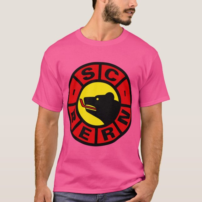 SC Bern Swiss Ice Hockey Sports Fans T-Shirt (Front)