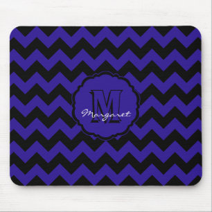 SC Chevron Mouse Pad-Blue and Black Mat