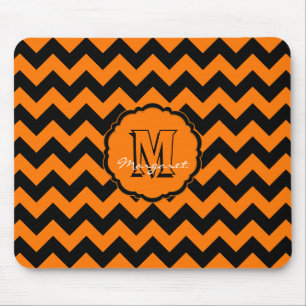 SC Chevron Mouse Pad-Orange and Black Mat