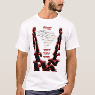SC County Map T-Shirt