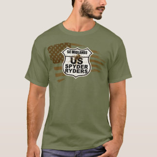 SC Midlands Chapter - Tattered Flag sepia T-Shirt