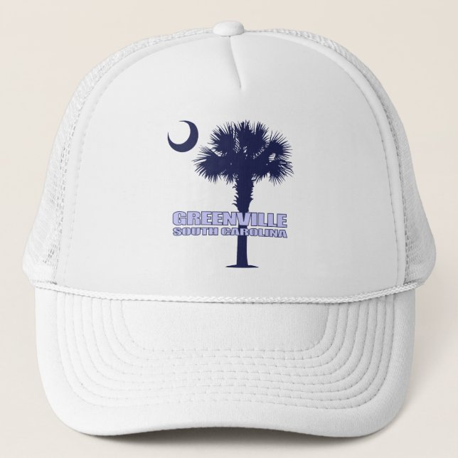 SC Palmetto & Crescent (Greenville) Trucker Hat (Front)