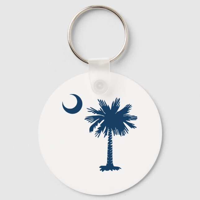 SC Palmetto & Crescent Key Ring (Front)