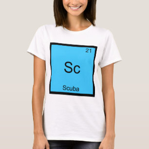 Sc - Scuba Funny Chemistry Element Symbol Tee