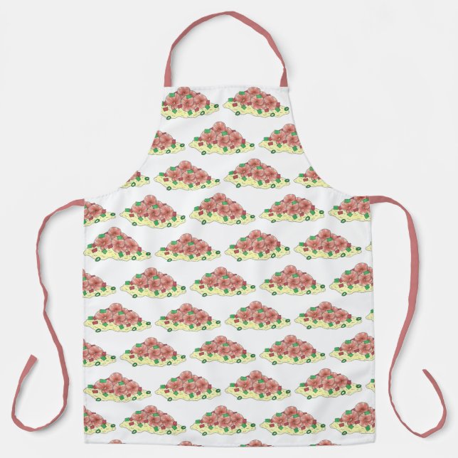 SC South Carolina Low Country Shrimp and Grits Apron (Front)