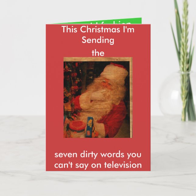 SC, This Christmas I'm Sending, the, seven dirt... Holiday Card (Front)