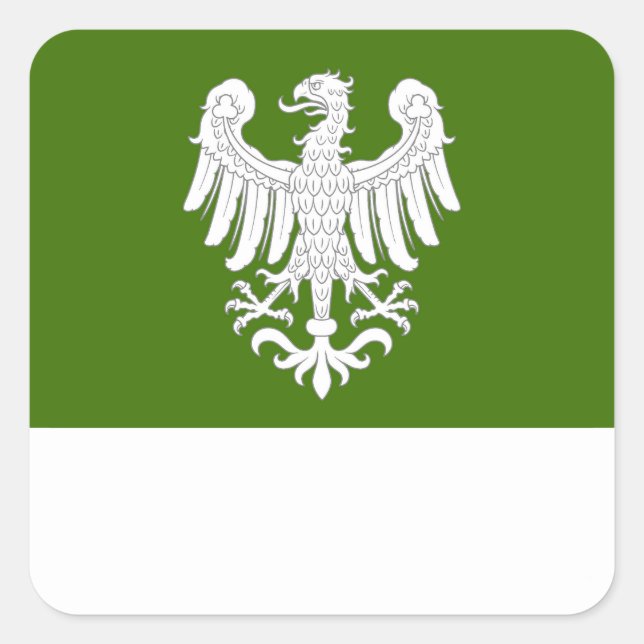 SCA Adlersruhe Populace Badge Square Sticker (Front)