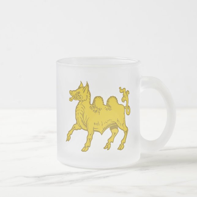 SCA Attilium Frosted Glass Coffee Mug (Right)