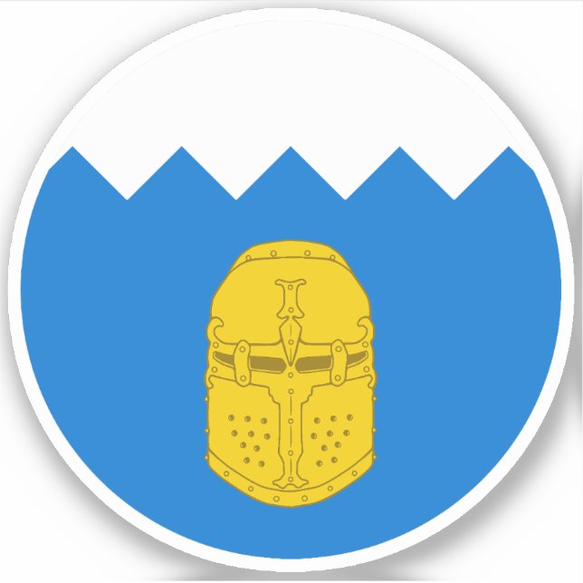 SCA Bronzehelm Vinyl Sticker (Front)