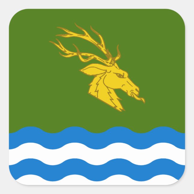 SCA Buckston-on-Eno Populace Badge Square Sticker (Front)