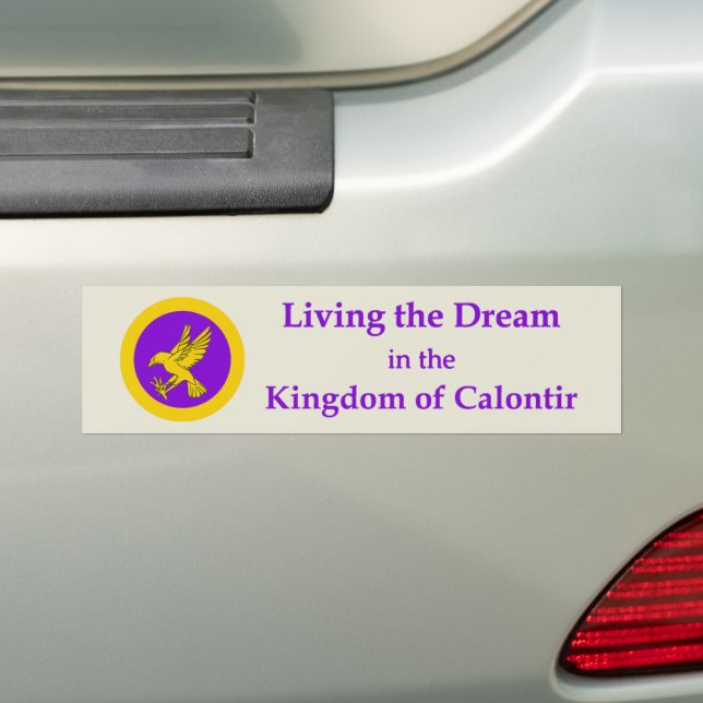 SCA Calontir Bumper Sticker (On Car)