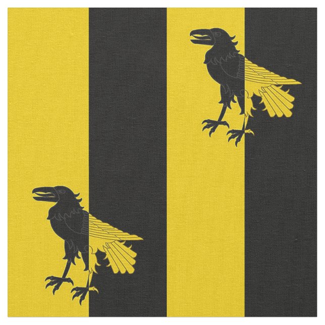 SCA Champcorbeau Populace Badge Fabric (Close Up)