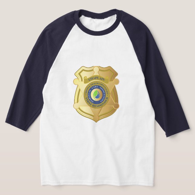 SCA Chaplain First Responder Baseball T-shirt (Laydown)
