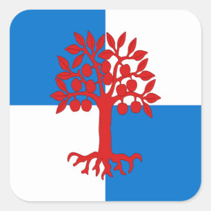 SCA Coppertree Populace Badge Square Sticker
