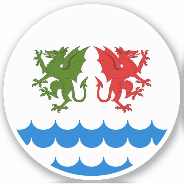 SCA Dragons Bay Vinyl Sticker (Front)