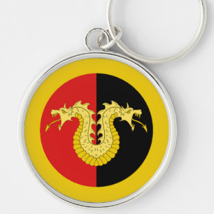 SCA Dragon's Laire Keychain