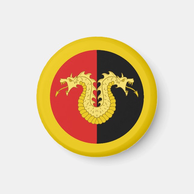 SCA Dragon's Laire Magnet (Front)