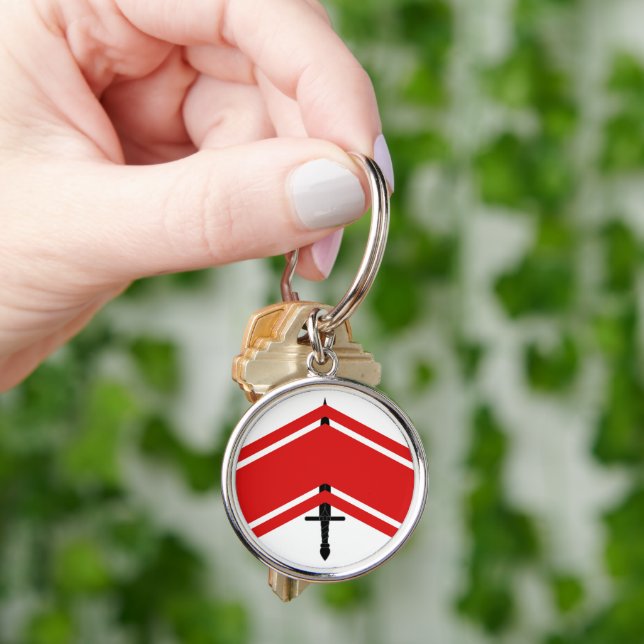SCA Eoforwic Round, Small (1.44") Keychain (Hand)