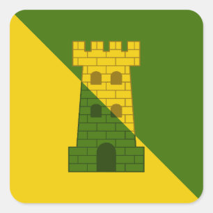 SCA Fettburg Populace Badge Square Sticker