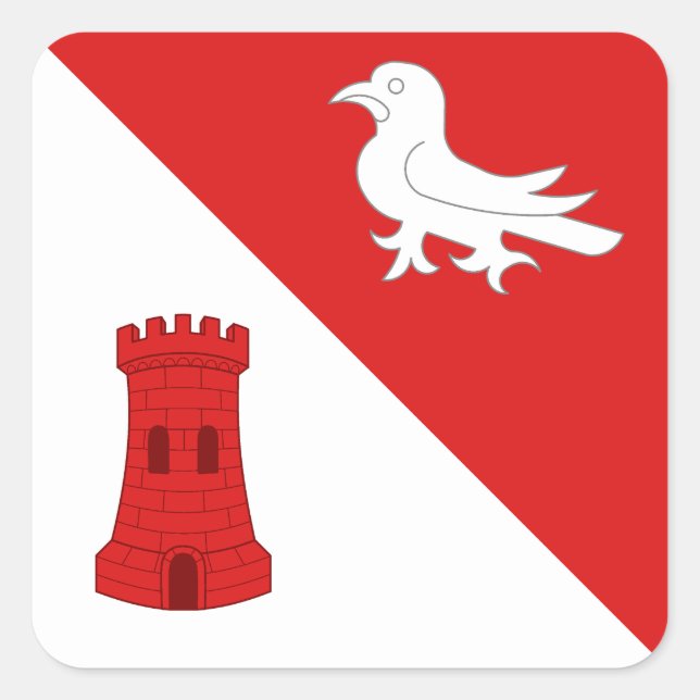 SCA Gallavally Populace Badge Square Sticker (Front)