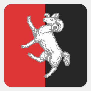 SCA Gleann Abhann Populace Badge Square Sticker