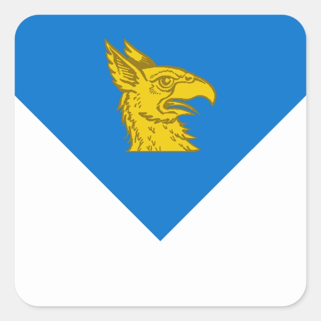 SCA Gryphon's Lair Populace Badge Square Sticker (Front)