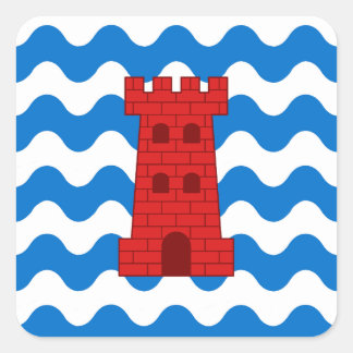 SCA Isles Populace Badge Square Sticker