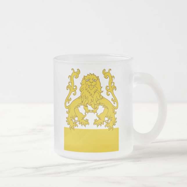 SCA Lions End Frosted Glass Coffee Mug (Right)