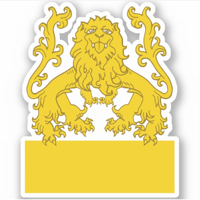 SCA Lions End Vinyl Sticker (Front)