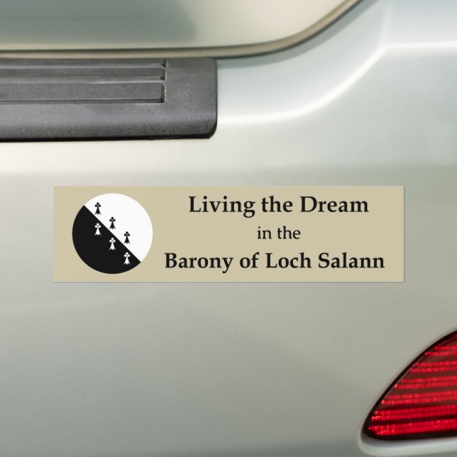 SCA Loch Salann Bumper Sticker (On Car)