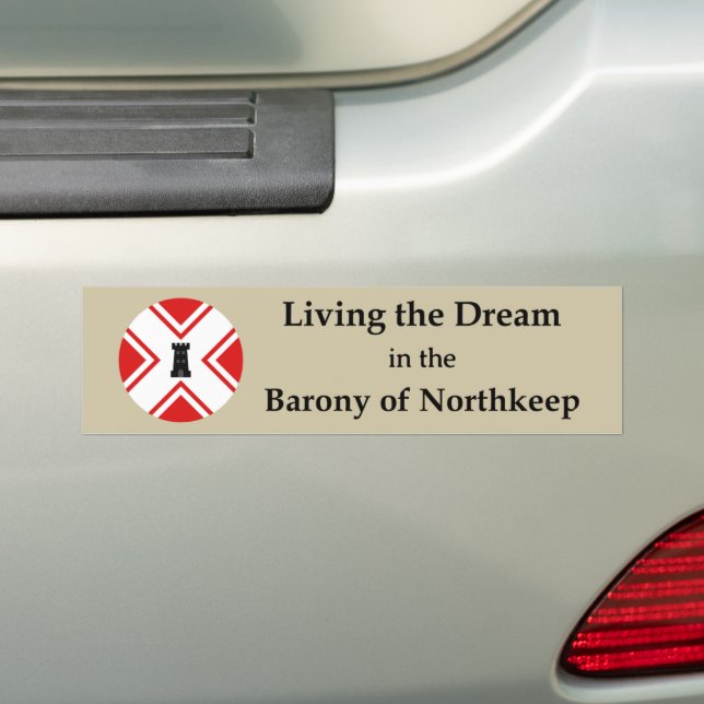 SCA Northkeep Bumper Sticker (On Car)