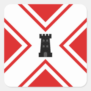 SCA Northkeep Populace Badge Square Sticker