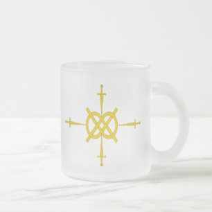 SCA Nottinghill Coill Frosted Glass Coffee Mug