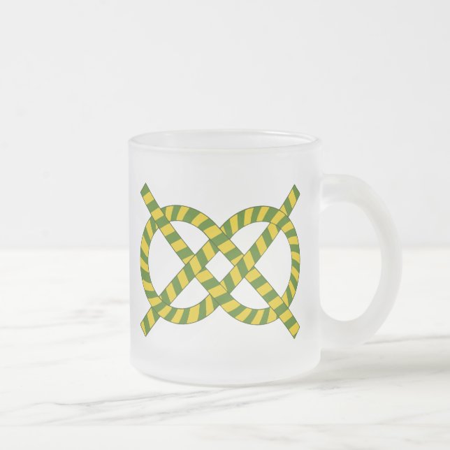 SCA Nottinghill Coill Frosted Glass Coffee Mug (Right)