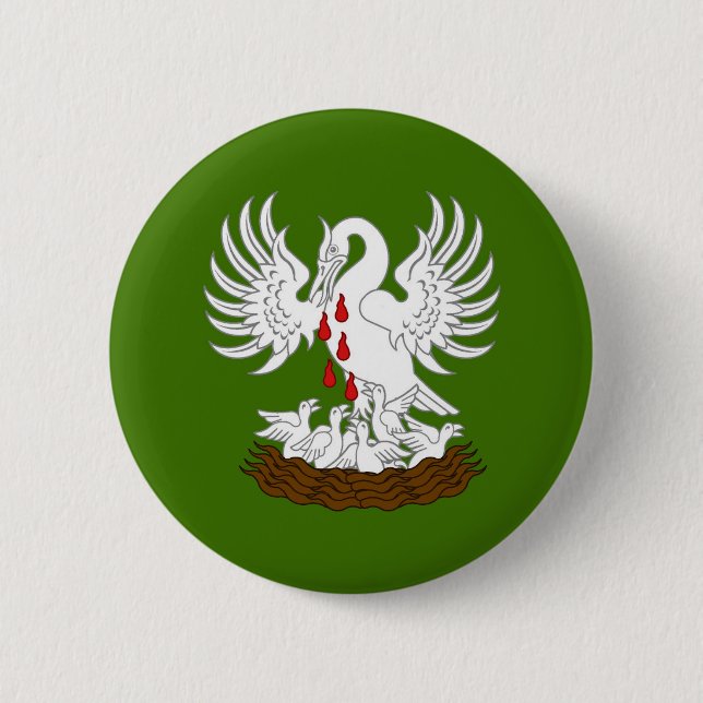 SCA Order of the Pelican Button (Front)