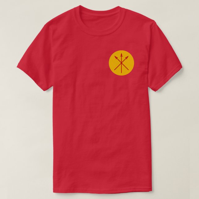 SCA Red Spears T-Shirt (Design Front)