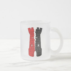SCA Ruins Frosted Glass Coffee Mug
