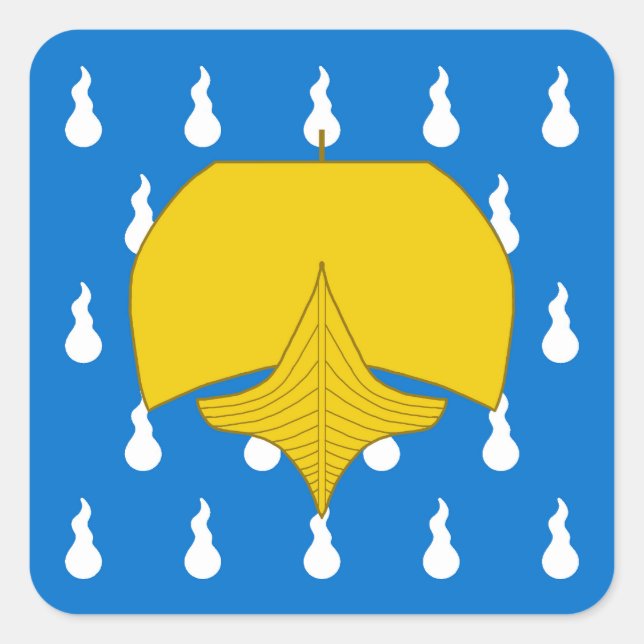 SCA Stormhold Populace Badge Square Sticker (Front)