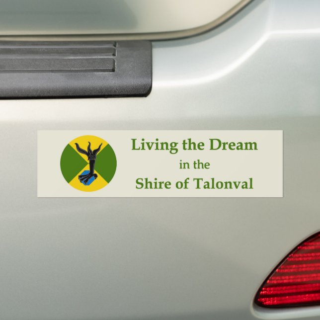 SCA Talonval Bumper Sticker (On Car)
