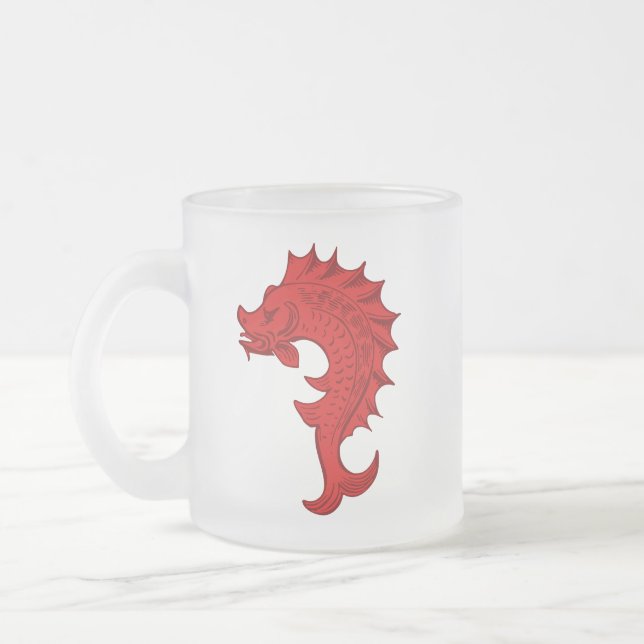 SCA Tir-y-Don Frosted Glass Coffee Mug (Left)