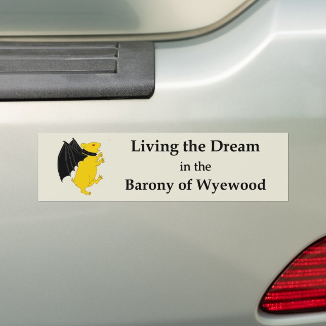 SCA Wyewood Bumper Sticker (On Car)