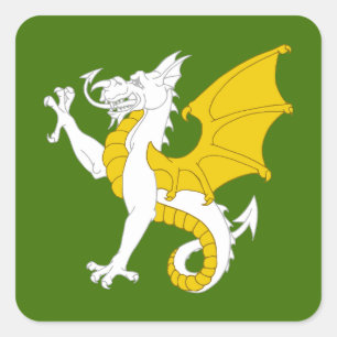 SCA Wyvernwoode Populace Badge Square Sticker
