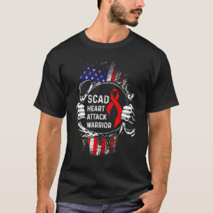 SCAD Heart Attack Survivor Colours Warrior Awarene T-Shirt