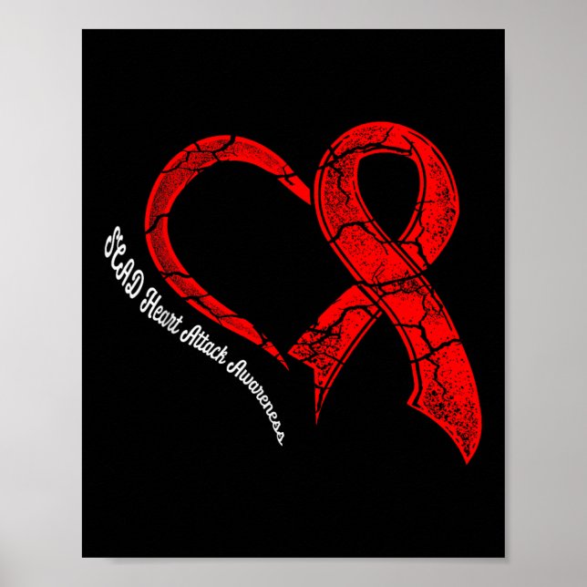 Scad Heart Attack Survivor Survives Warrior Awaren Poster (Front)