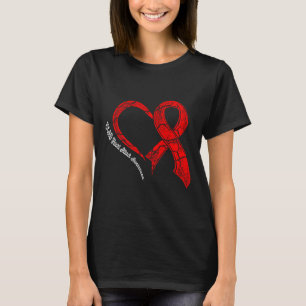 Scad Heart Attack Survivor Survives Warrior Awaren T-Shirt