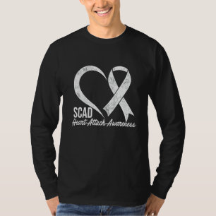 Scad Heart Attack Survivor Survives Warrior Awaren T-Shirt