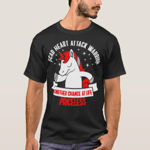 SCAD Heart Attack Survivor Therapy US Warrior Awar T-Shirt