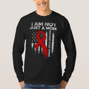 Scad Heart Attack Survivor Therapy Warrior Awarene T-Shirt
